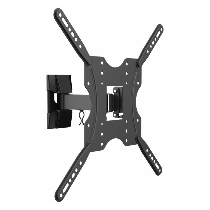 AISENS Soporte ECO giratorio, inclinable para monitor/TV 30kg (2 Pivotes) de 32-55, Negro