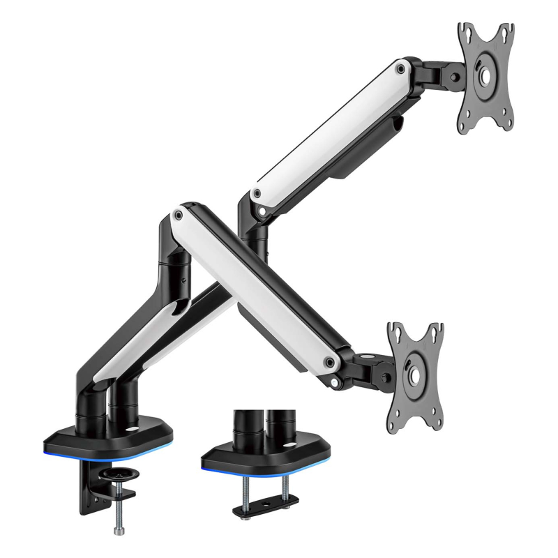 AISENS DT32TSR-297 soporte para monitor 81,3 cm (32) Escritorio Negro, Blanco
