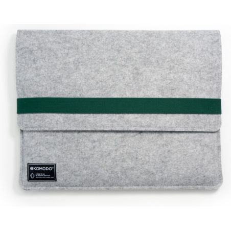 EKOMODO HR-014 maletines para portátil 38,1 cm (15) Funda Verde, Gris