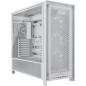 Caja ordenador gaming corsair frame 5000d rs atx cristal templado blan