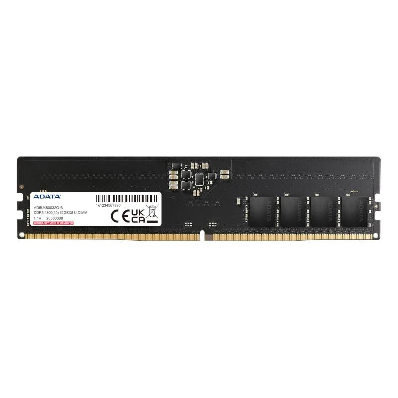ADATA RAM AD5U560032G-S 32GB 4800Mhz DDR5 ADATA RAM AD5U560032G-S 32GB 4800Mhz DDR5