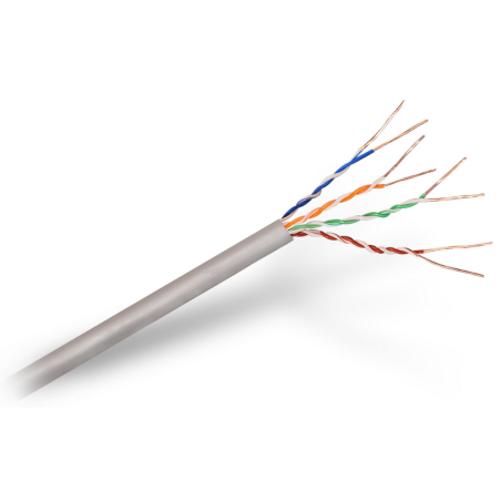 AISENS A133-0208 cable de red Gris 100 m Cat5e U/UTP (UTP)