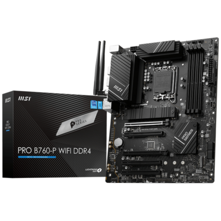 MSI PRO B760-P WIFI DDR4 placa base LGA 1700 ATX