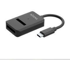 AISENS USB-C Dock M.2 (NGFF) ASUC-M2D011-BK SATA/NVMe A USB3.1 Gen2, N