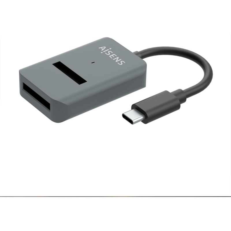 AISENS USB-C Dock M.2 (NGFF) ASUC-M2D012-GR SATA/NVMe A USB3.1 Gen2, Gris