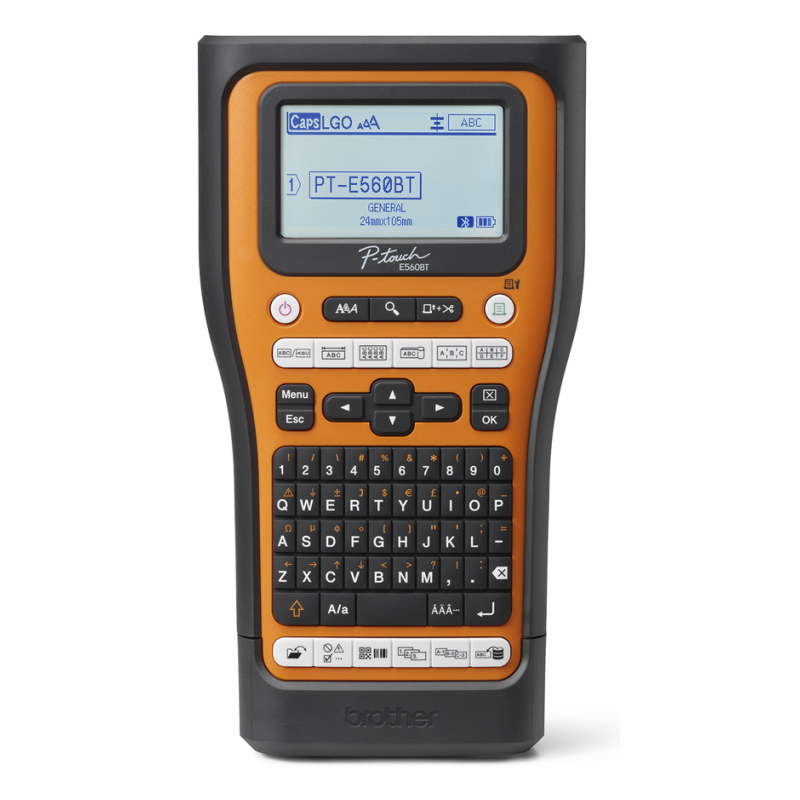 Brother PT-E560BTVP impresora de etiquetas Transferencia térmica 180 x 180 DPI 20 mm/s Inalámbrico y alámbrico HSE/TZe Bluetooth