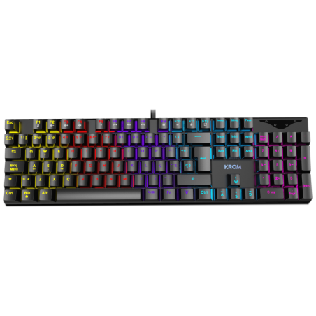 Krom Kasic teclado Juego USB QWERTY Inglés Negro