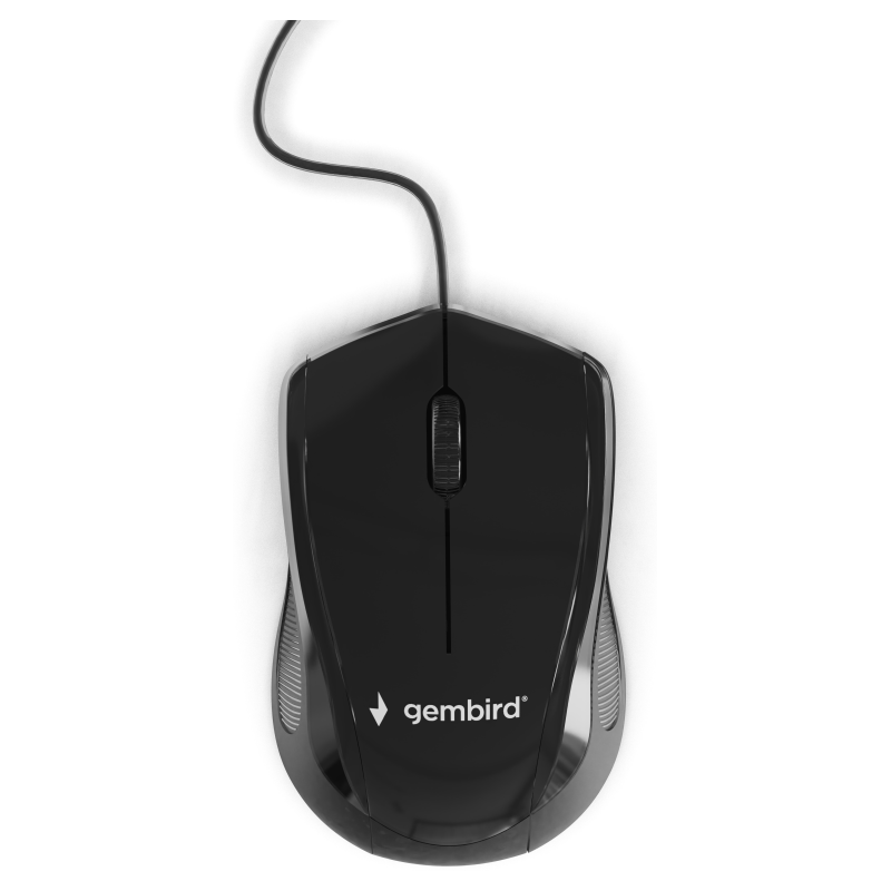 Gembird MUS-3B-02 ratón Oficina Ambidextro USB tipo A Óptico 1000 DPI