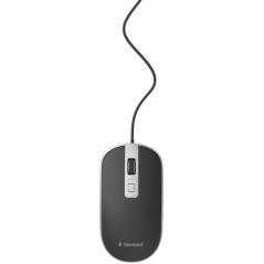 Gembird MUS-4B-06-BS ratón Oficina Ambidextro USB tipo A Óptico 1200 D