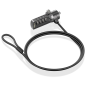 AISENS ASLK-D40N03-BK cable antirrobo Negro 1,5 m