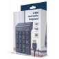 Gembird KPD-U-03 teclado numérico Portátil/PC USB Negro