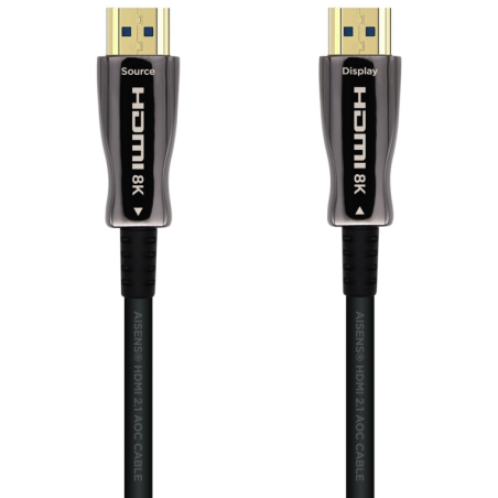 AISENS Cable HDMI V2.1 AOC Ultra Alta Velocidad / HEC 8k@60Hz 4k@120Hz