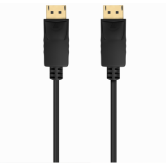 AISENS Cable DISPLAYPORT V1.2 CCS 4K@60Hz, DP/M-DP/M, Negro, 0.5m