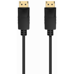 AISENS Cable DISPLAYPORT V1.2 CCS 4K@60Hz, DP/M-DP/M, Negro, 2.0m