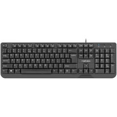 NATEC Trout teclado Oficina USB QWERTY Español Negro
