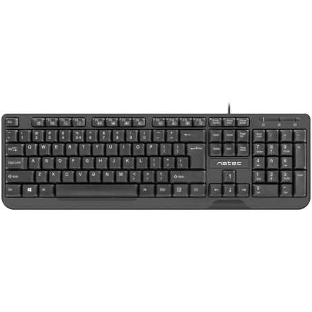 NATEC Trout teclado Oficina USB QWERTY Español Negro