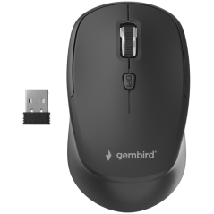 Gembird MUSW-4B-05 ratón Oficina RF inalámbrico Óptico 1600 DPI