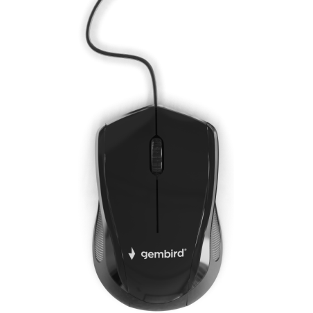 Gembird MUS-3B-02 ratón Oficina Ambidextro USB tipo A Óptico 1000 DPI