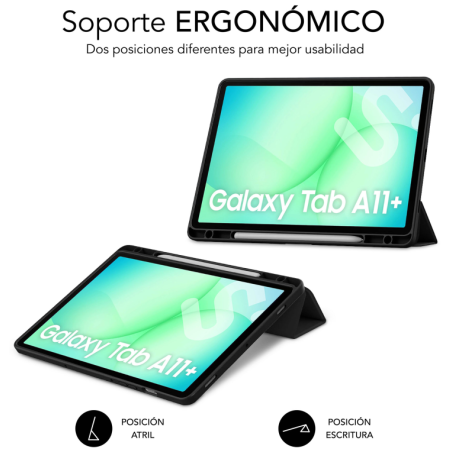 SUBBLIM SUBCST-5SC041 funda para tablet 27,9 cm (11) Libro Negro