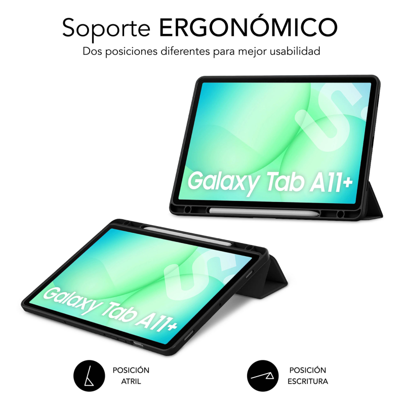 SUBBLIM SUBCST-5SC041 funda para tablet 27,9 cm (11) Libro Negro
