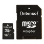Tarjeta memoria micro sd intenso 16gb uhs - i cl10 + adaptador sd