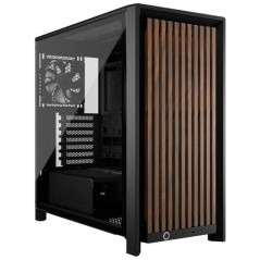 Caja ordenador gaming corsair frame 4000d rs wood atx cristal templado