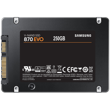 Samsung 870 EVO 250 GB 2.5 Serial ATA III V-NAND MLC