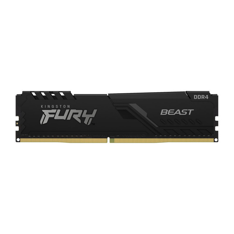Memoria ram ddr4 8 gb kingston - 3600mhz - pc4 - 28800 - fury beast - negro