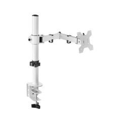 Soporte mesa mars gaming vesa hasta 32 pulgadas 100x100mm max 8kg blan