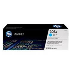 Toner hp 305a ce411a cian 2600pag laserjet pro 300 m351a 300 mfp m375n