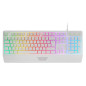 Teclado mars gaming mk124 blanco Teclado mars gaming mk124 blanco