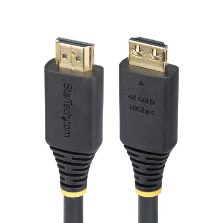 Cable hdmi 4k con agarre startech 2m - macho - macho - negro