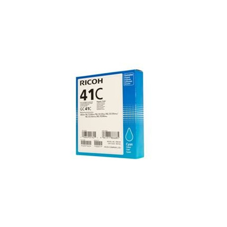 Cartucho gel ricoh gc - 41c cian (2500 pag)
