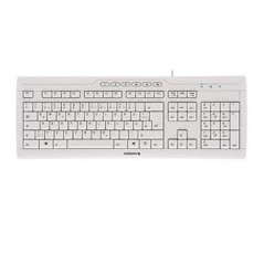 Teclado cherry stream 3.0 usb ultraplano blanco