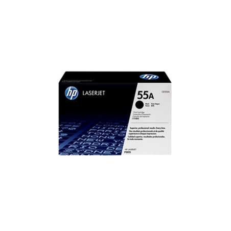 Toner hp 55a ce255a negro 6000 paginas ce526a - ce528a