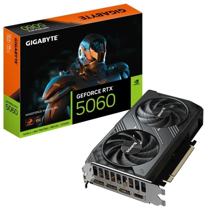 VGA NVIDIA RTX 5060 WINDFORCE MAX OC 8 GB GIGABYTE