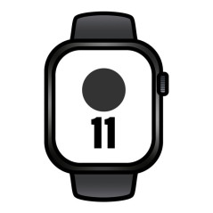 Apple Watch Series 11/ GPS/ 46mm/ Negro Azabache/ Correa Deportiva Neg
