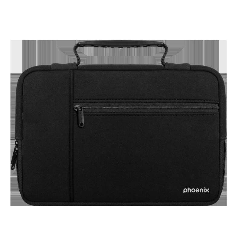 Maletin funda phoenix de neopreno para tablet o portátil 11 pulgadas negra