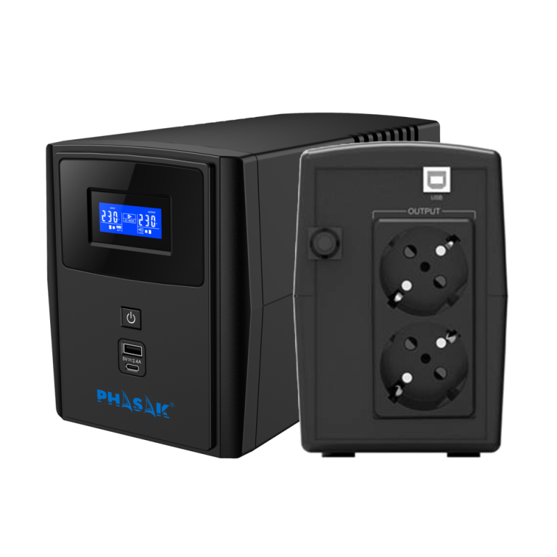 Sai ups phasak 800va sirius ph 7308 interactivo 0.8kva