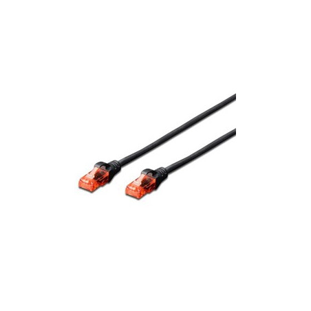 Cable red ewent latiguillo rj45 utp cat6 5m negro