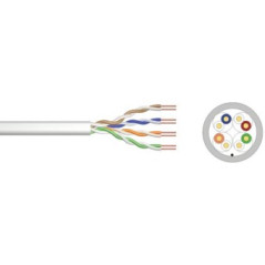 Bobina cable de red ewent ew - mat - 6u - r - 305 - s cat 6 u - utp aw