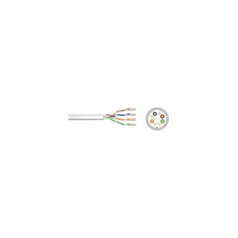 Bobina cable de red ewent ew - mat - 6u - r - 305 - s cat 6 u - utp awg23 - 1 cca 305mt rigido