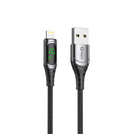 Cable qcharx formentera usb a a lightning 3a - 1 m - aleación aluminio