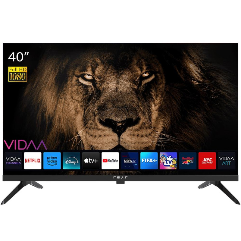Tv nevir 40 pulgadas led fhd - nvr - 8079 - 40fhd2sb - sman - smart tv vidaa bluetooth