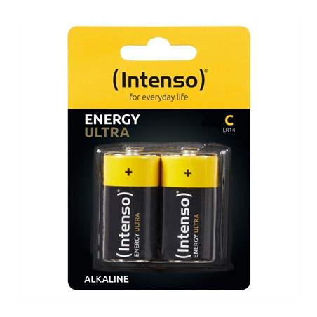 Pack de pilas intenso alcalinas energy ultra c lr14 2 unidades