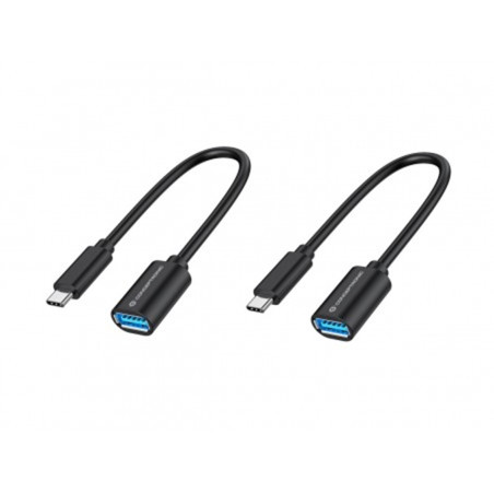 Adaptador usb tipo c a usb tipo a conceptronic 20cm - macho - hembra -