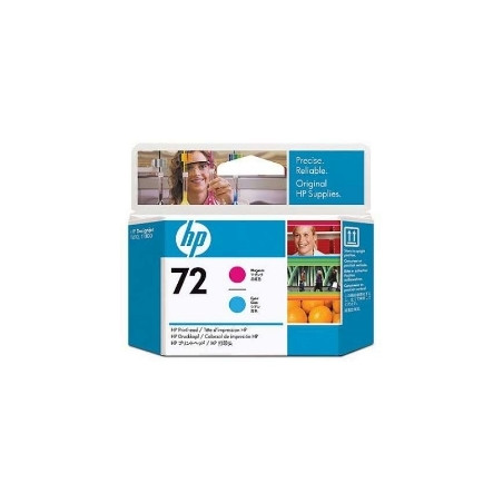 Cabezal impresion hp 72 c9383a cian - magenta designjet t610 t1100