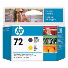 Cabezal impresion hp 72 c9384a negro - amarillo t610 - t1100