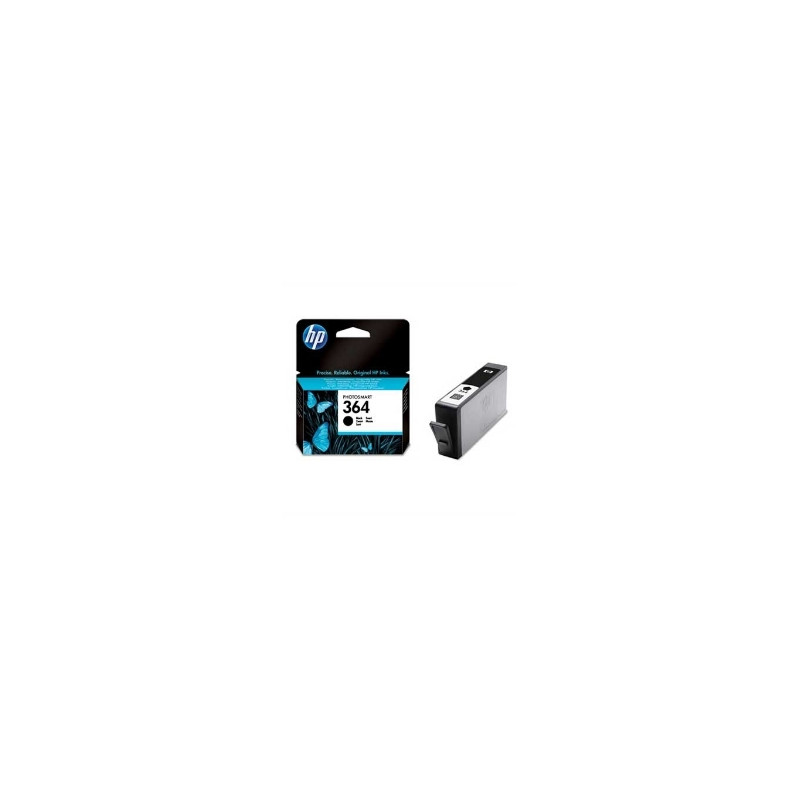 Cartucho tinta hp 364 cb316ee negro 6ml b8550 - d5460 - c6380 - c5380