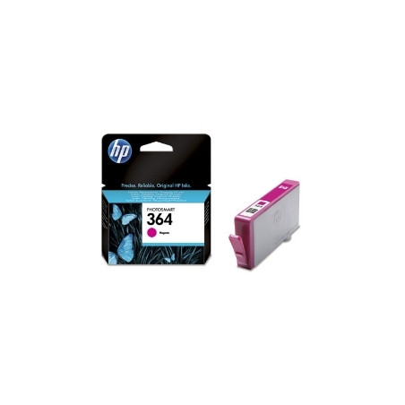 Cartucho tinta hp 364 cb319ee magenta 3ml b8550 - d5460 - c6380 - c538